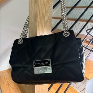 Marc Jacobs Quilted Faux Leather Shoulder Bag